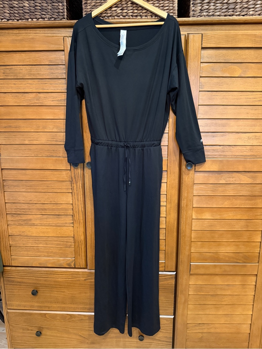 Fabletics Black Long Sleeve Jumpsuit